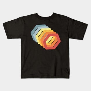 6 Hexagon Rings Kids T-Shirt